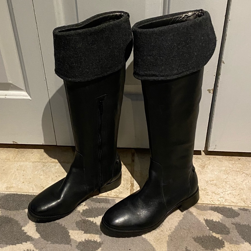 Talbots Excellent condition Black zippered boots